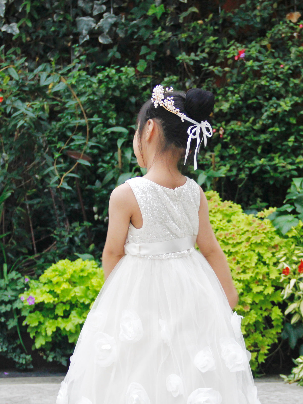 Ianna White High Low Dress