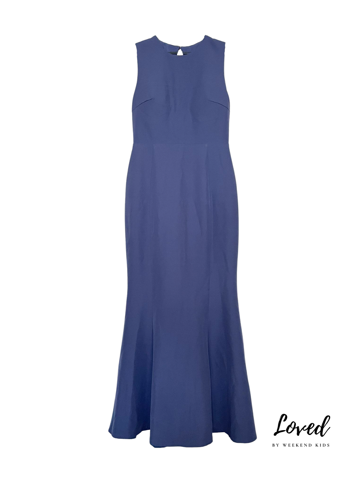 Ivanna Navy Padded Maxi Dress (Loved)