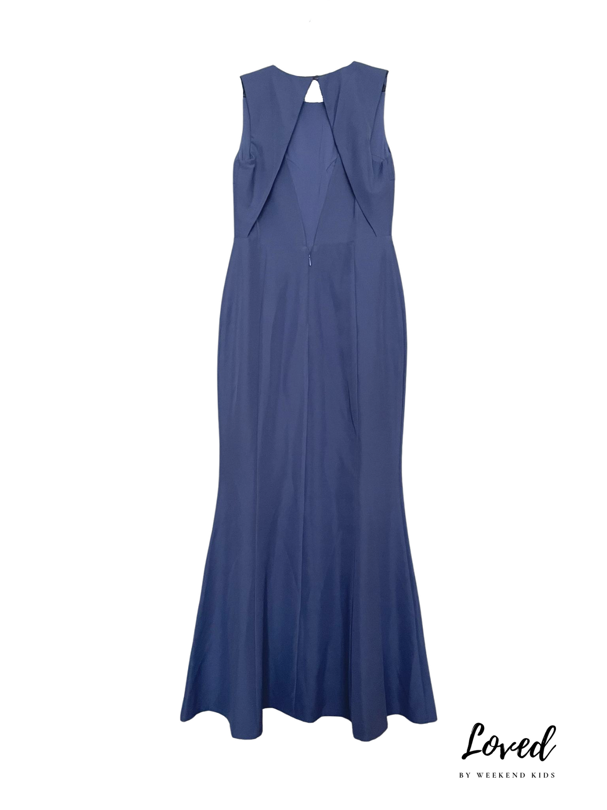 Ivanna Navy Padded Maxi Dress (Loved)