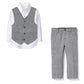 Xander Grey Herringbone Suit