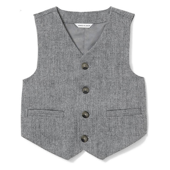 Xander Grey Herringbone Suit