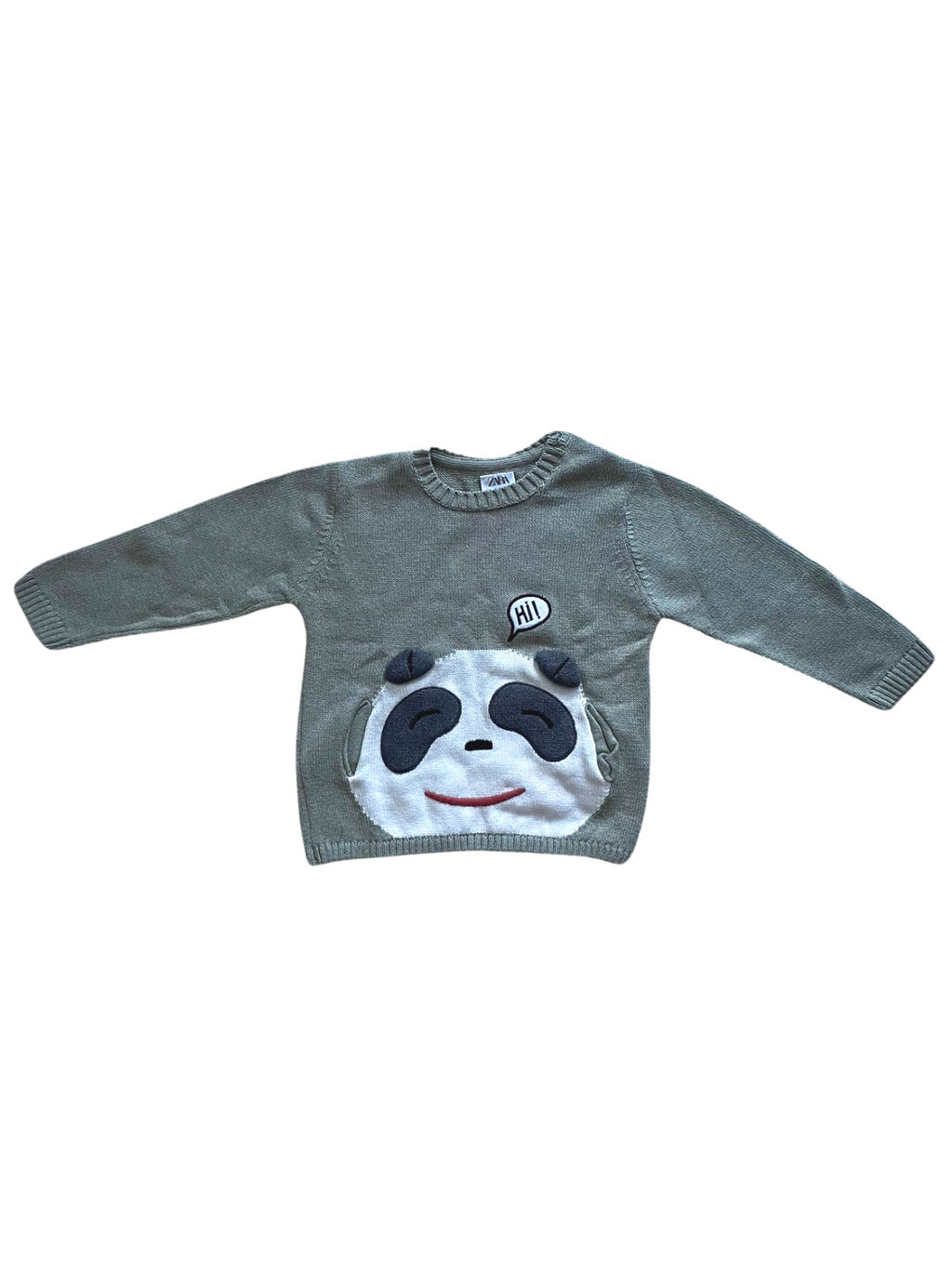 Juniper Sage Panda Unisex Knit Top (Loved)