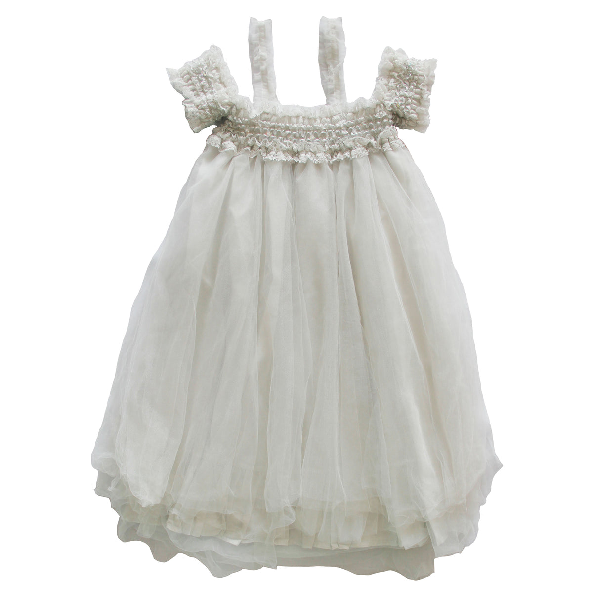Cora Grey Off Shoulder Dress