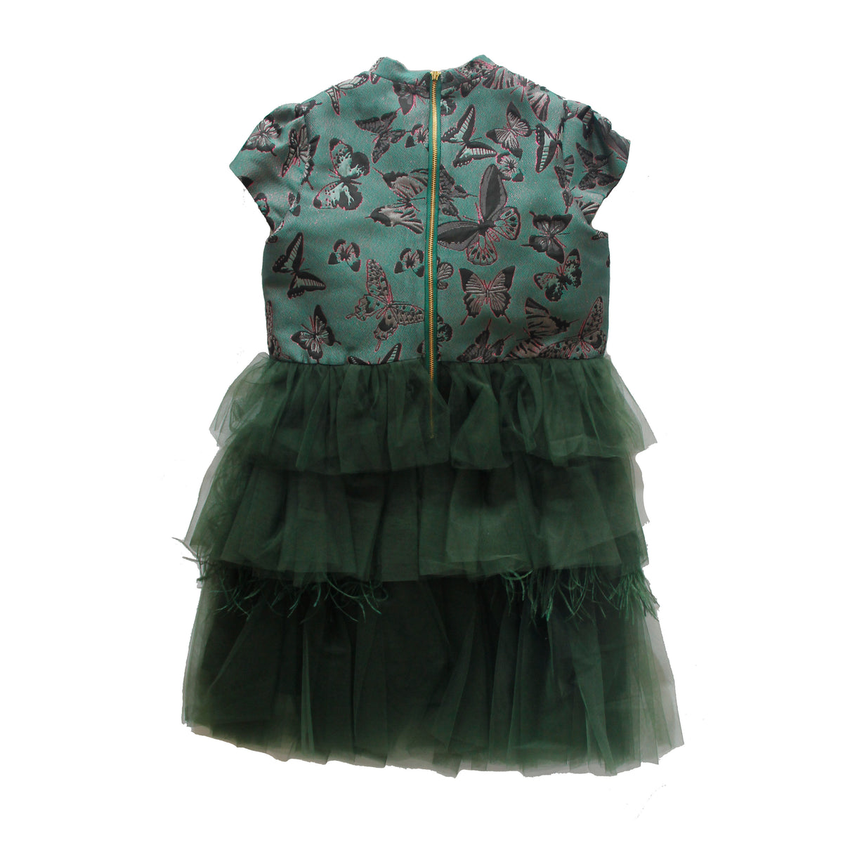 Gracella Green Chinese Collar Dress