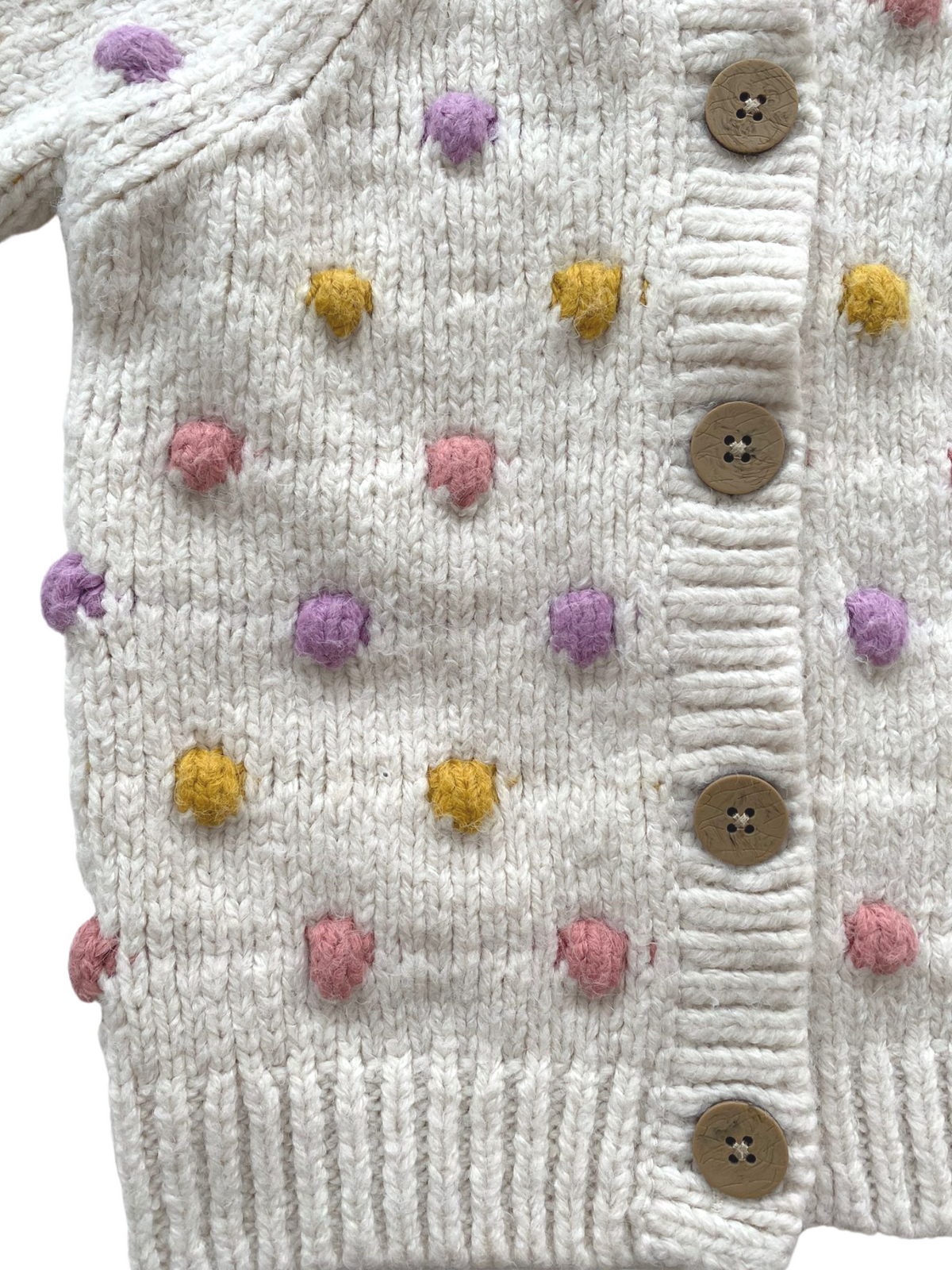 Laurel Pom-Pom Knit Cardigan