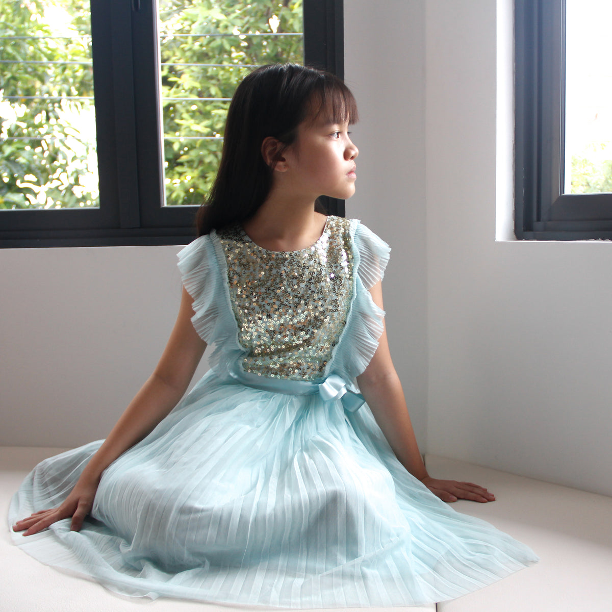 Gabriella Green Sequin Dress