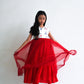 Bethany Red Gown