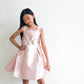 Cynthia Pink Satin Dress