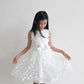 Delores White Butterfly Motif Dress