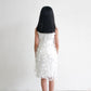 Delores White Butterfly Motif Dress