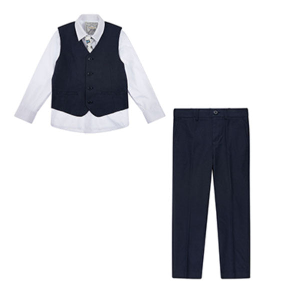 Cosgrove Navy Vest Suit