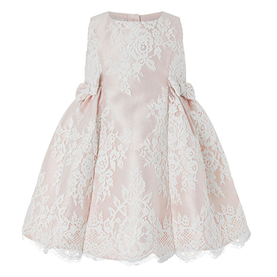 Valeria Pale Pink Lace Dress