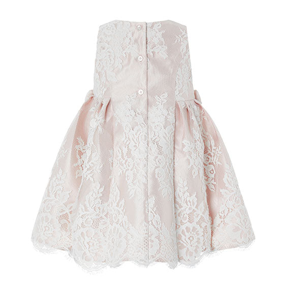 Valeria Pale Pink Lace Dress