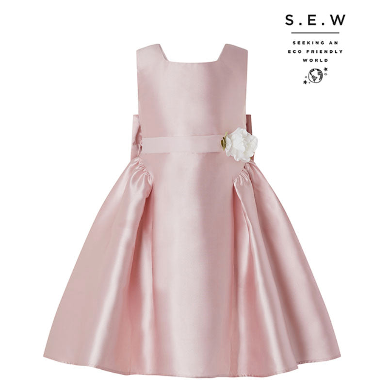 Cynthia Pink Satin Dress