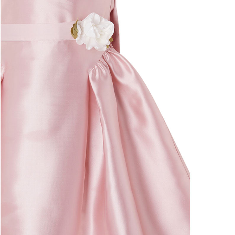 Cynthia Pink Satin Dress