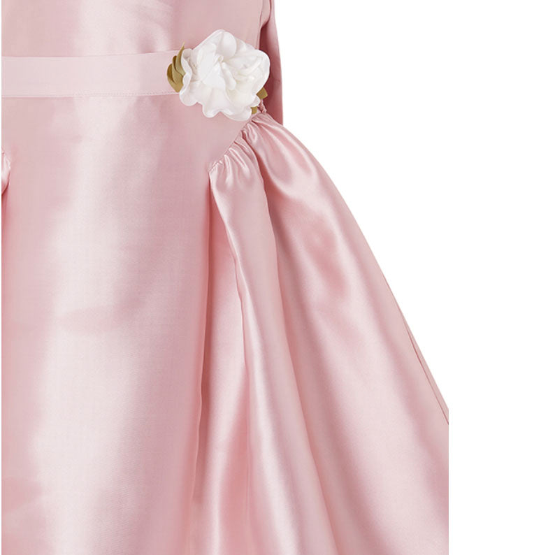 Cynthia Pink Satin Dress (S.E.W)