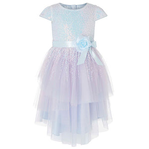 Elsie Lilac Blue Sequin Dress
