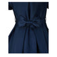 Henrietta Navy High Low Dress