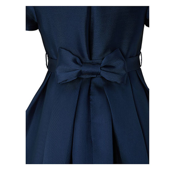 Henrietta Navy High Low Dress