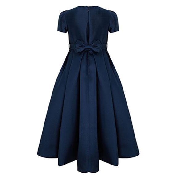 Henrietta Navy High Low Dress