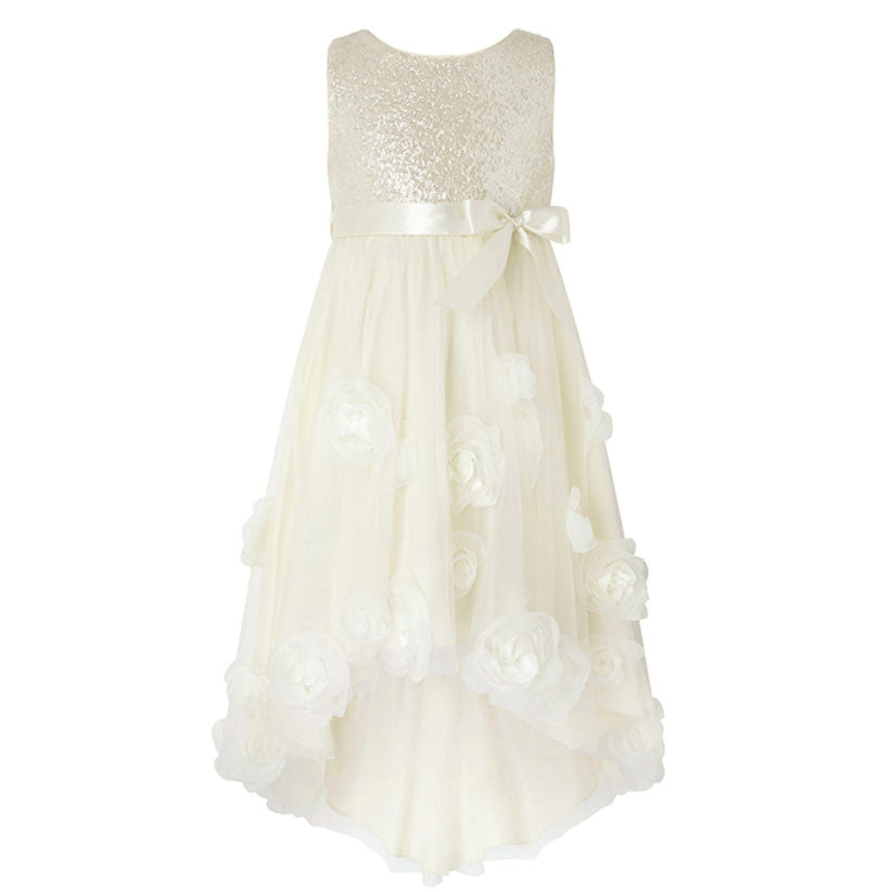 Ianna White High Low Dress