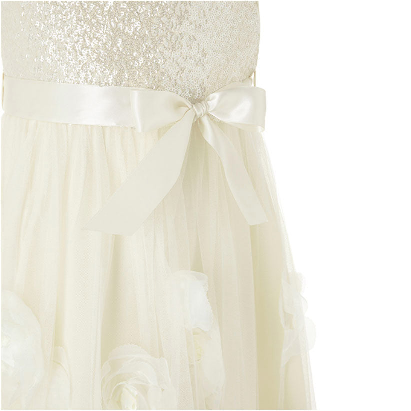 Ianna White High Low Dress