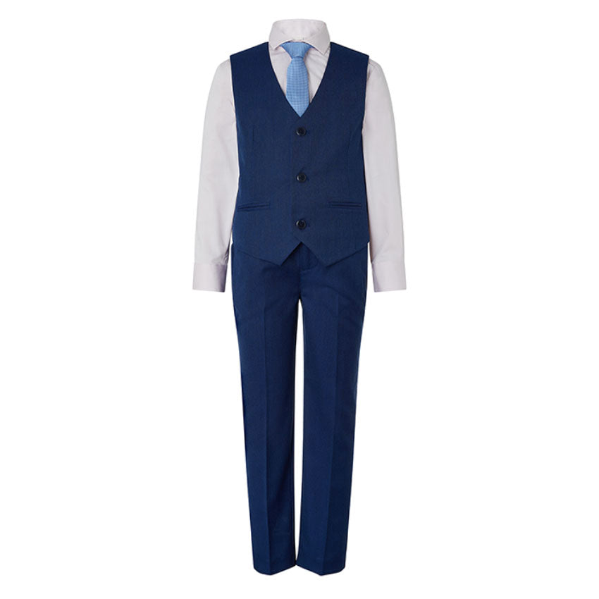 Jake Navy Vest Suit