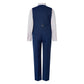 Jake Navy Vest Suit