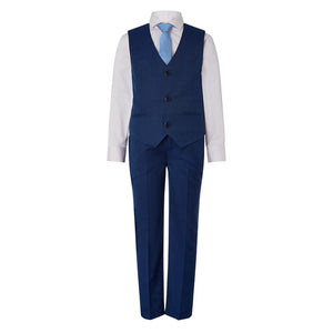 Jake Navy Vest Suit Set