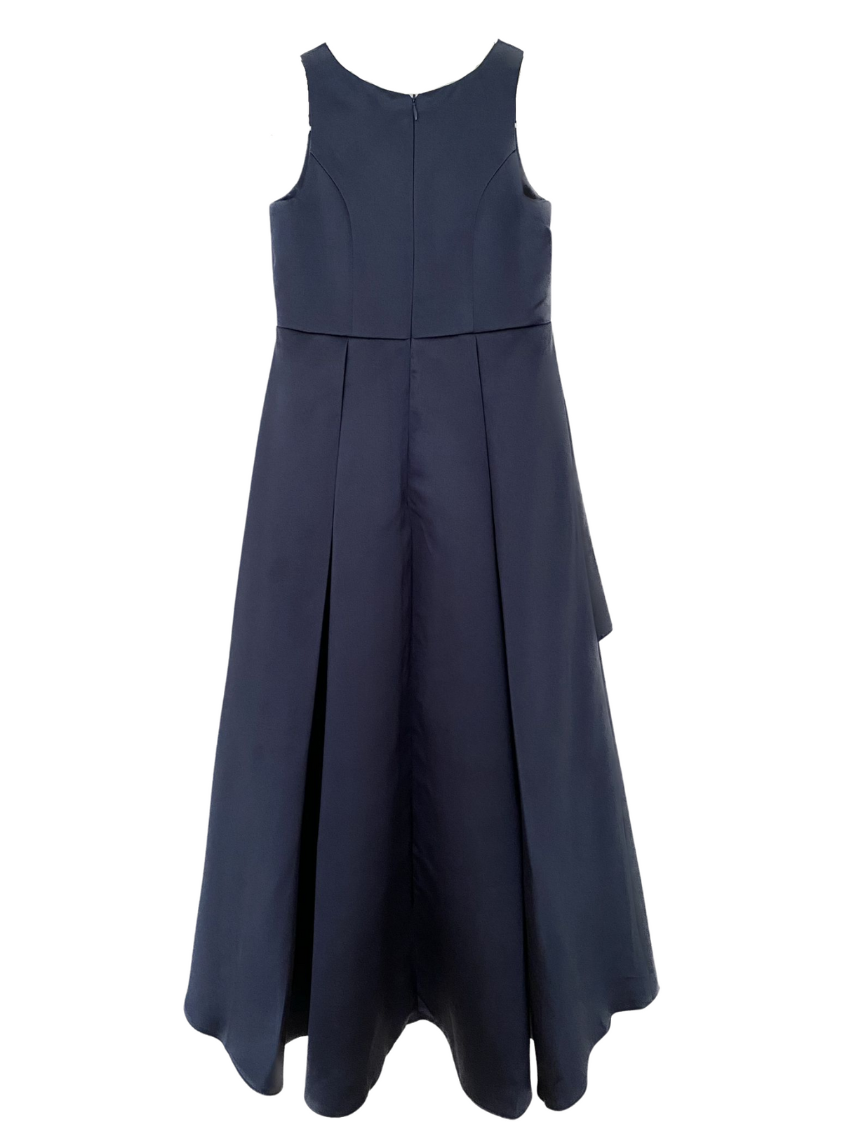 Norah Navy Satin Gown