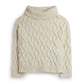 Caprice Cream Unisex Knit Sweater (Loved)