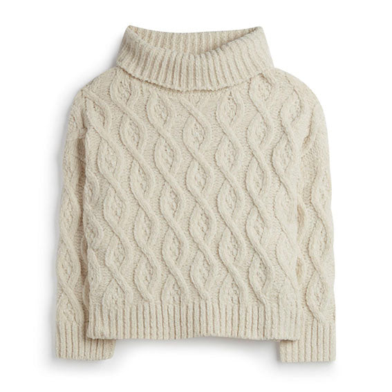 Caprice Cream Unisex Knit Sweater (Loved)