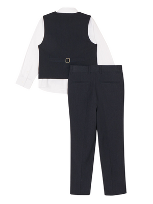 Quinlan Navy Vest Suit Set