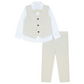 Silas Beige Vest Suit