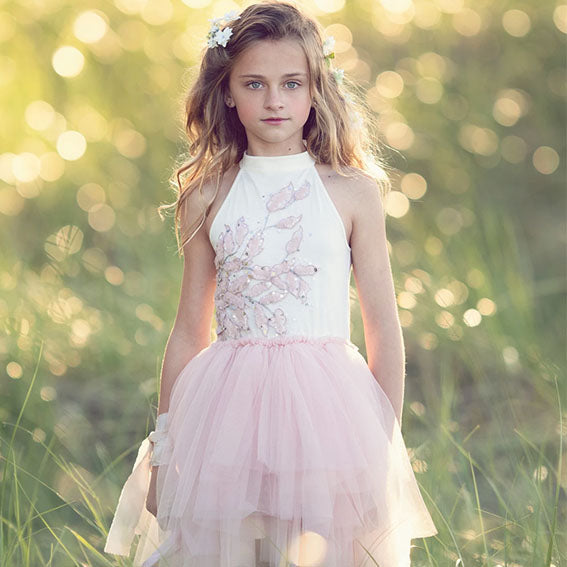 Eleanor Pink Halter Tutu Dress