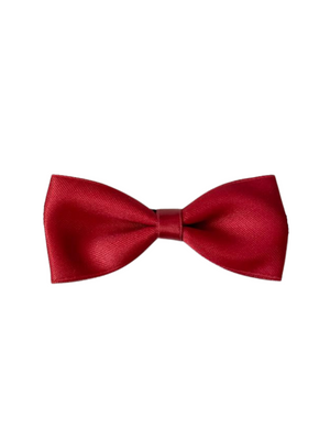 Victor Red Sheen Bow Tie