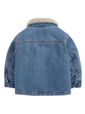 Wren Denim Borg Collar Jacket