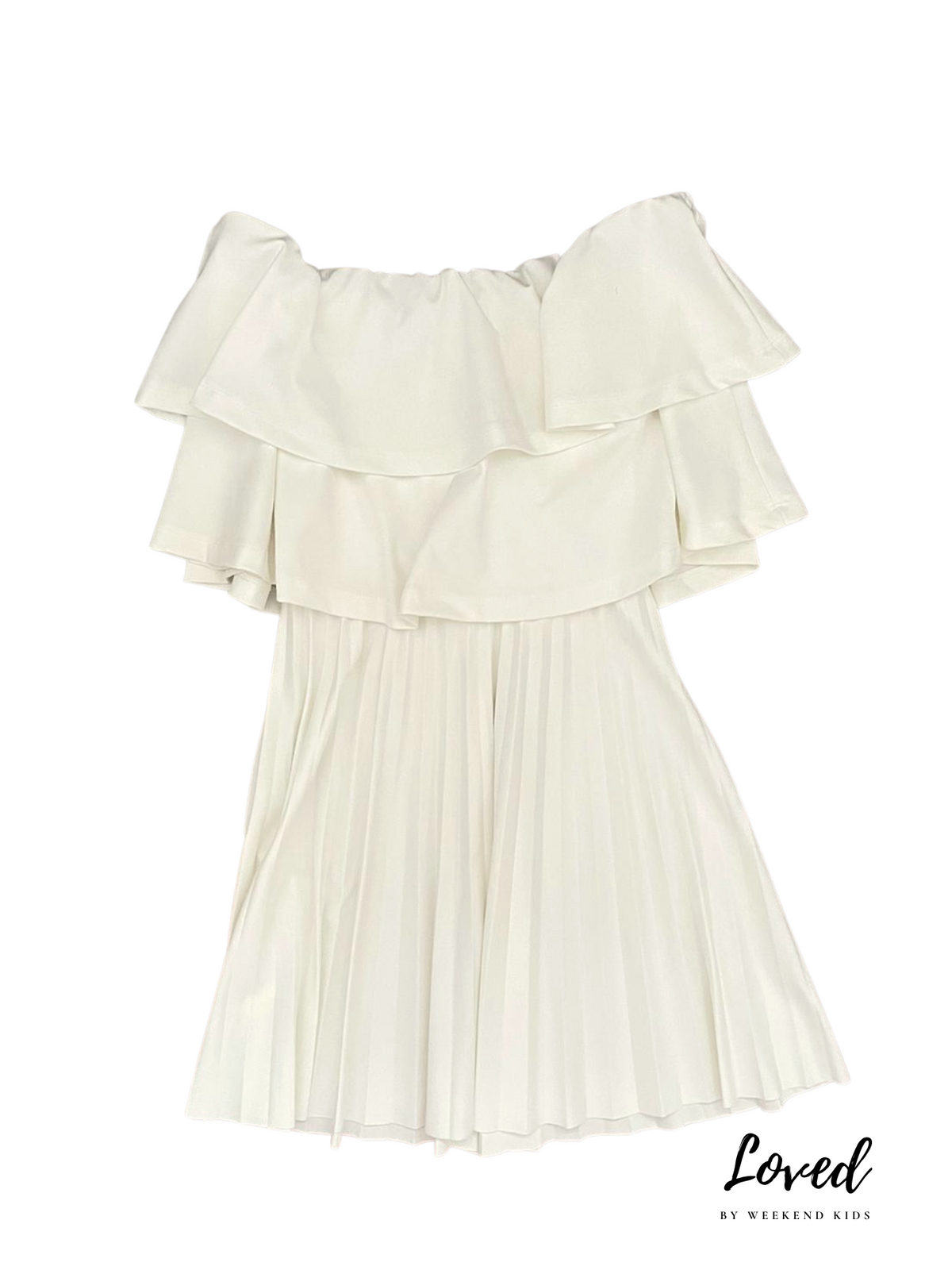 Xena Pleated Off Shoulder Dress (Loved)
